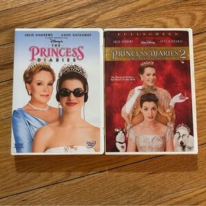 Princess Diaries and Princess Diaries 2 DVDs